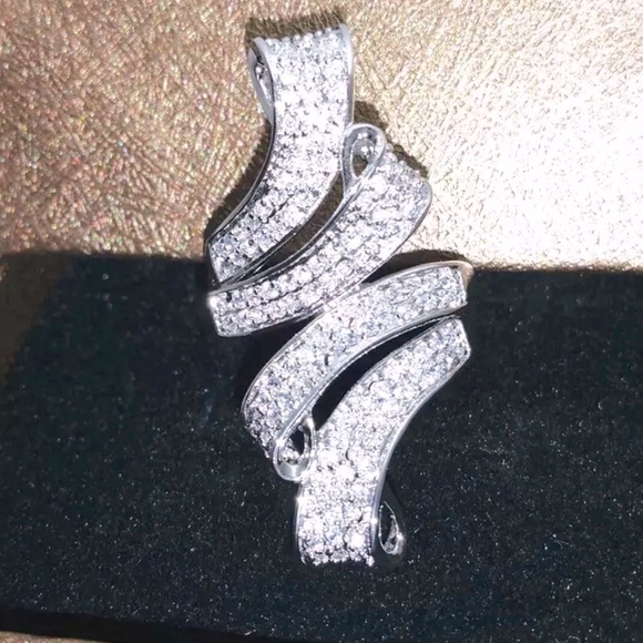 ✨✨Large Sapphire Art Deco Ring ✨✨✨ - Picture 3 of 4